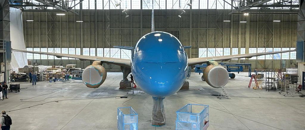 Nuevo avión presidencial argentino, Boeing 757-256. Foto: Presidencia
